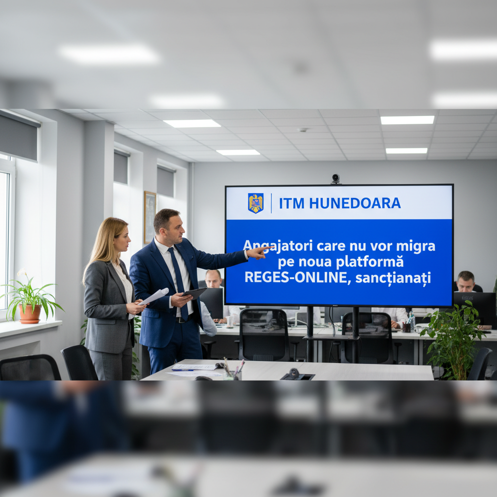 Angajatorii care nu adoptă platforma REGES-ONLINE riscă sancțiuni