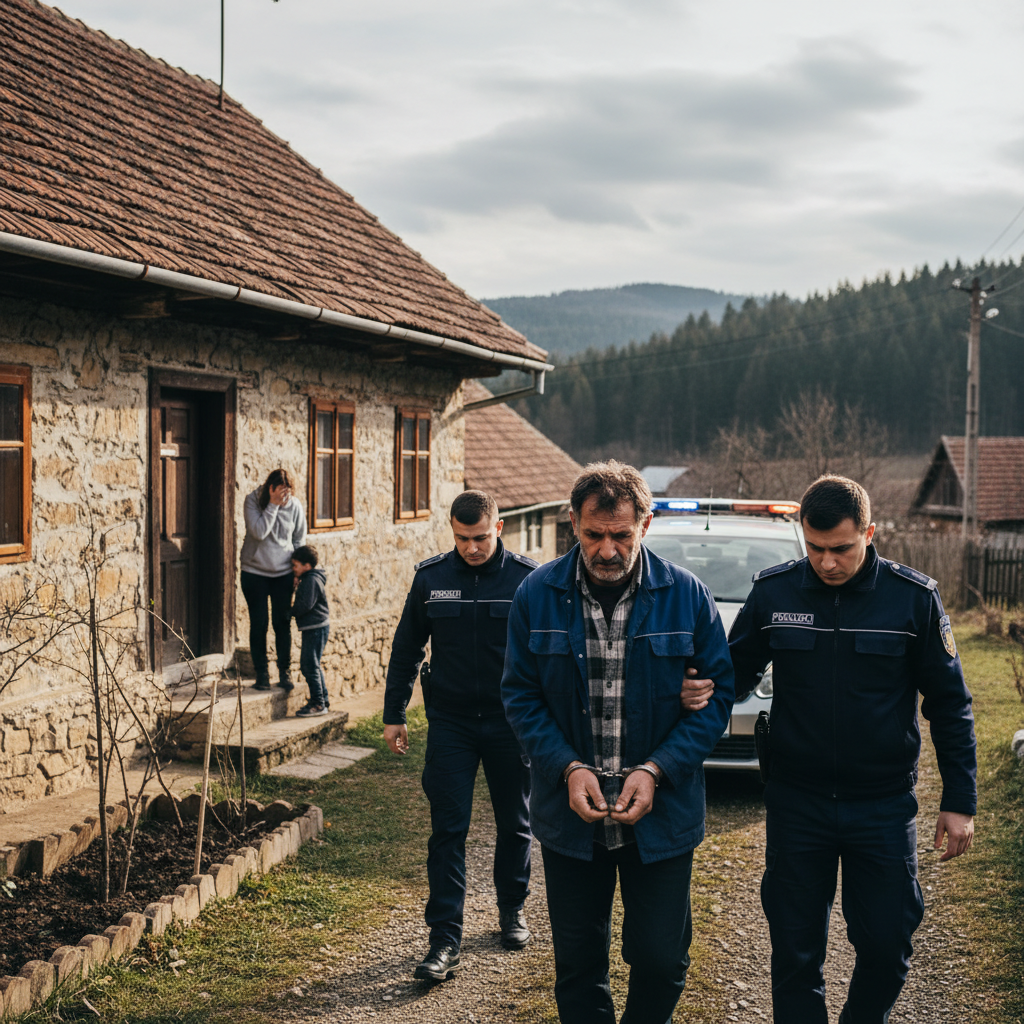 Bărbat din Râu de Mori reținut pentru violență domestică; victima, o femeie de 31 de ani, are ordin de protecție