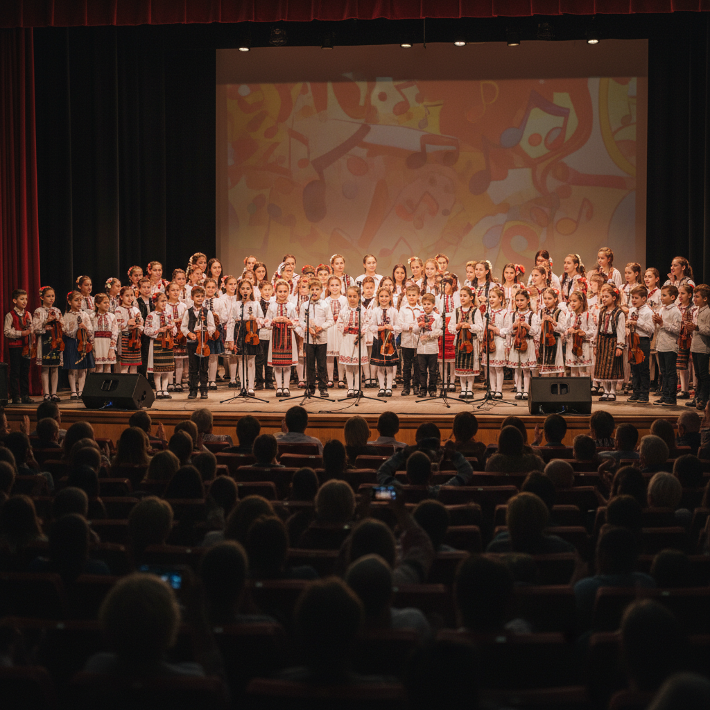 Concert caritabil Copii pentru Copii la Teatrul de Artă Deva pentru susținerea Centrului de Terapie pentru copii cu autism
