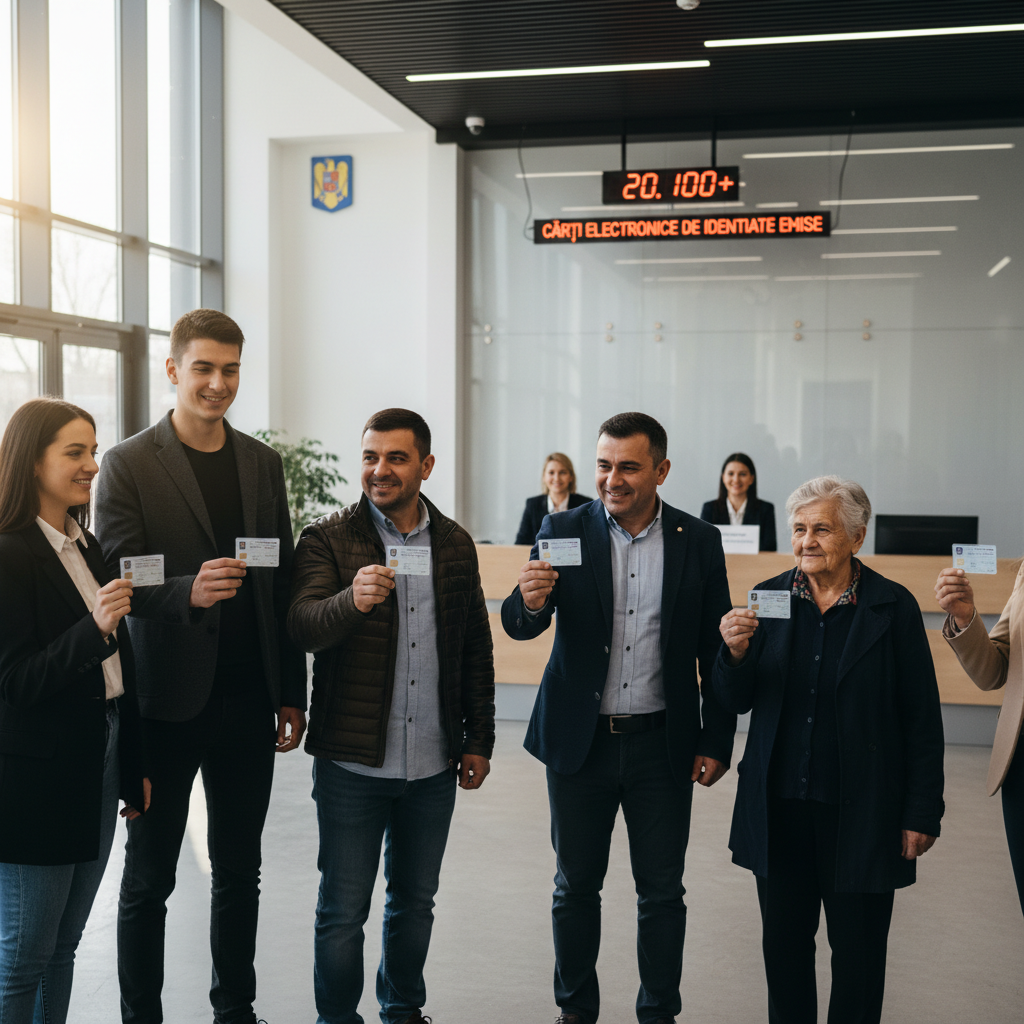Hunedoara înregistrează peste 20.100 de cărți electronice de identitate emise în ultimele șase luni