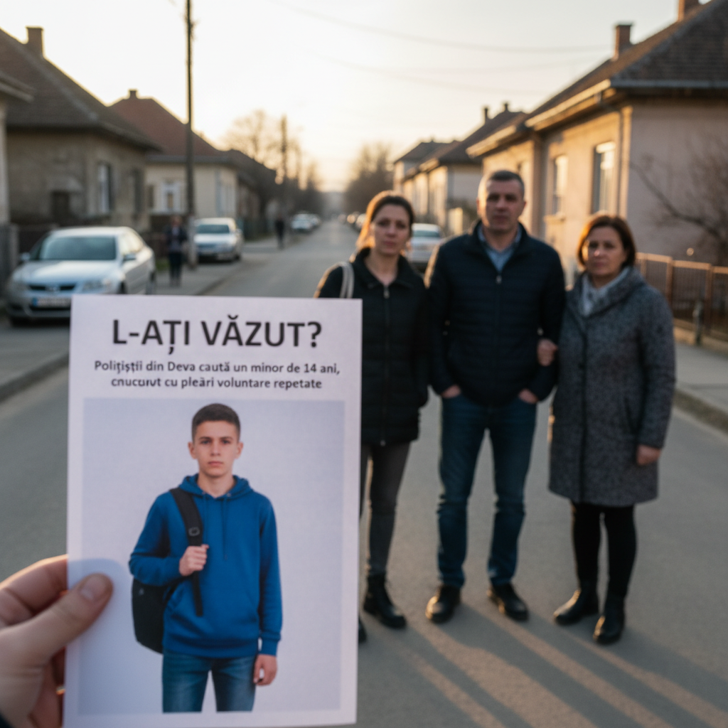 Poliția continuă căutările pentru adolescentul cu plecări voluntare repetate