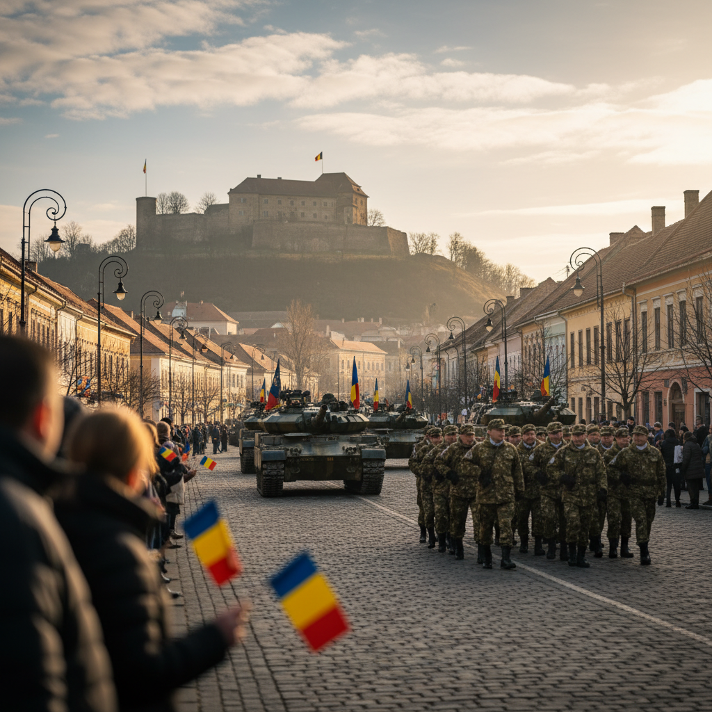 Programul și locația paradei militare de 1 Decembrie