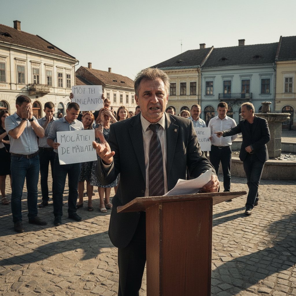 Un discurs scandalos și total nepotrivit în localitate