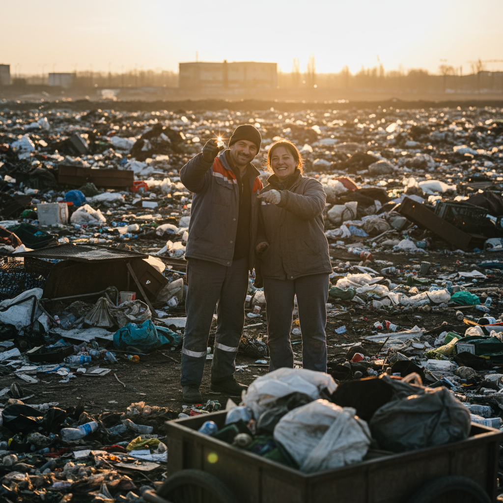 (Video) Mario și Ana – comorile ascunse printre gunoaie