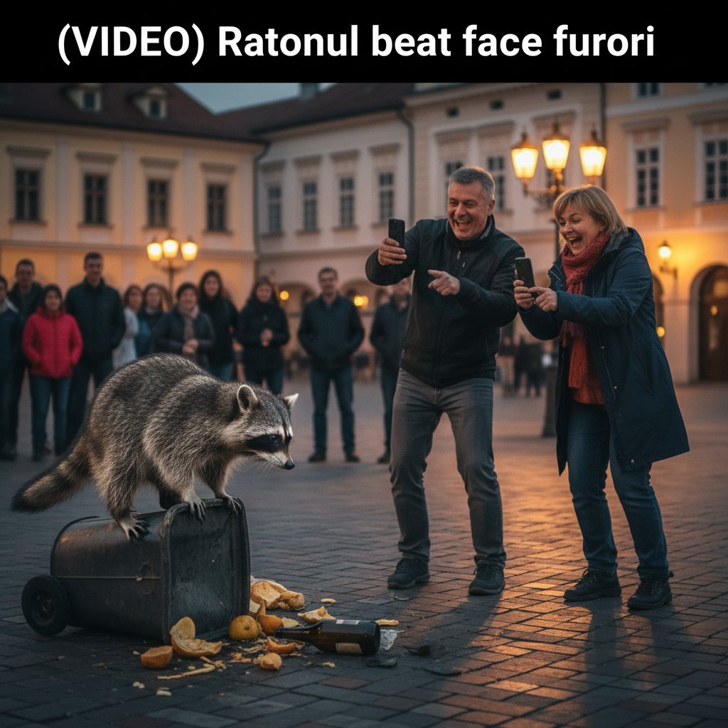 (VIDEO) Ratonul beat devine senzația locală
